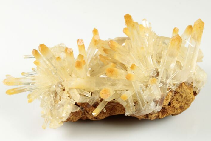 Pristine, Mango Quartz Crystal Cluster - Cabiche, Colombia #188373